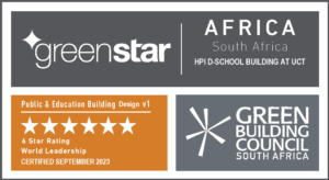 6-star rating badge from Green Building Council South Africa