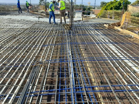 55% recycled content in reinforcing steel